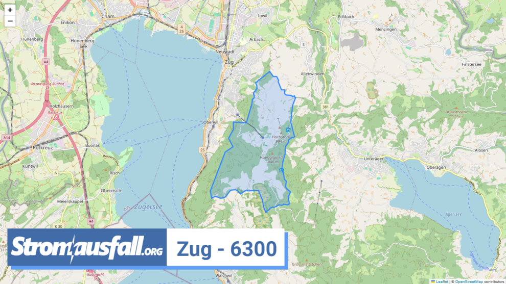 stromausfall ch ortschaft zug 6300