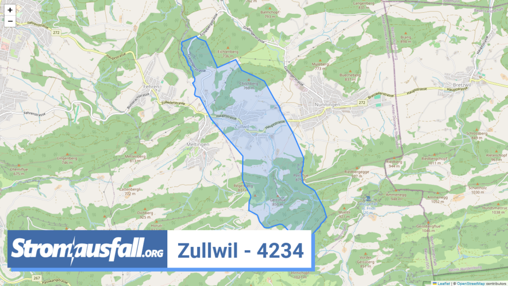 stromausfall ch ortschaft zullwil 4234