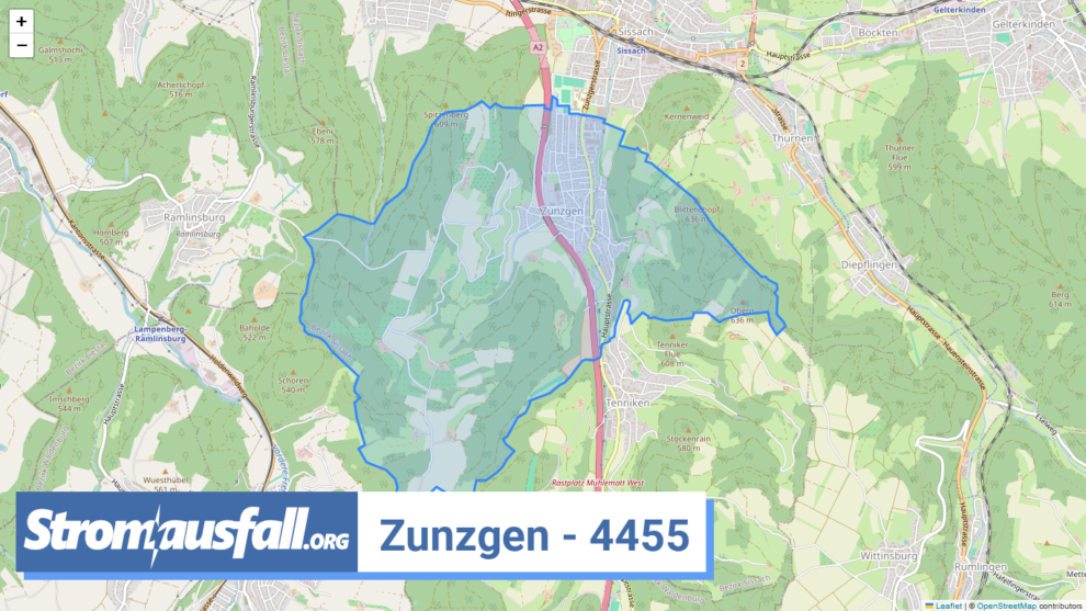 stromausfall ch ortschaft zunzgen 4455