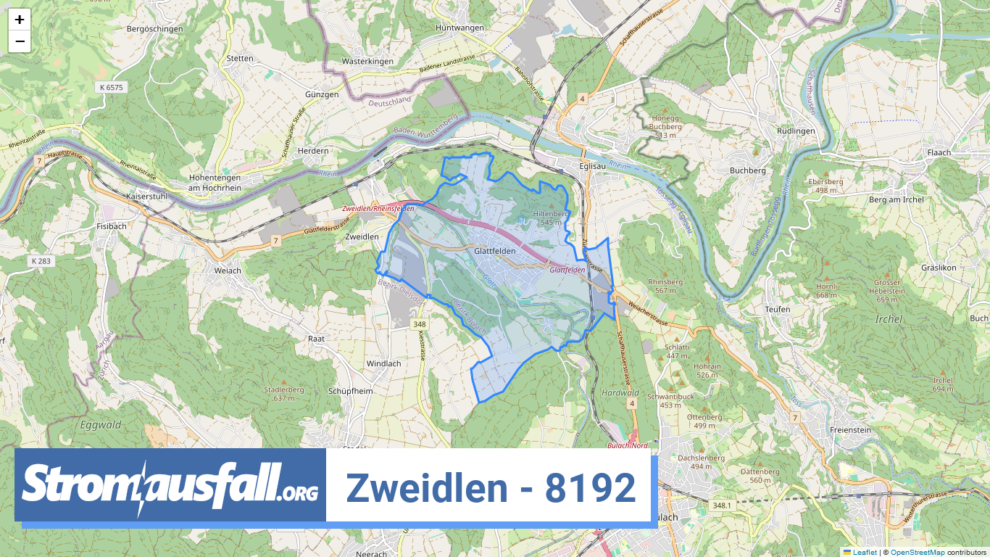 stromausfall ch ortschaft zweidlen 8192