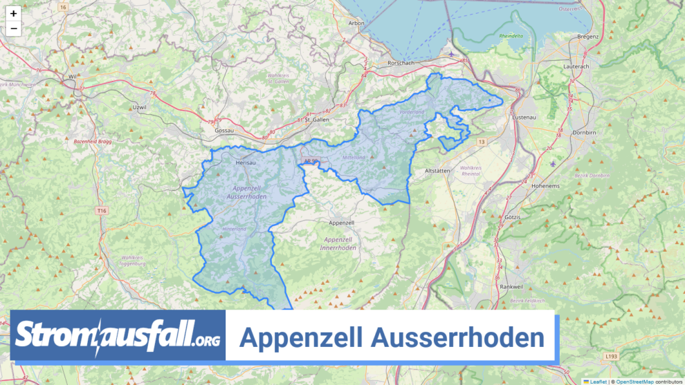 stromausfall kanton appenzell ausserrhoden