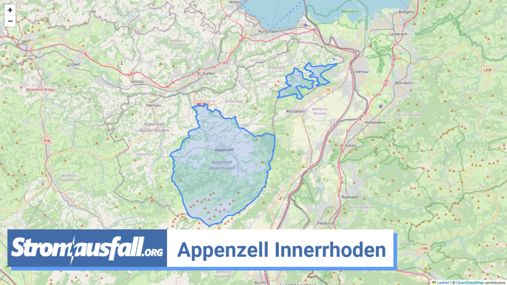 stromausfall kanton appenzell innerrhoden