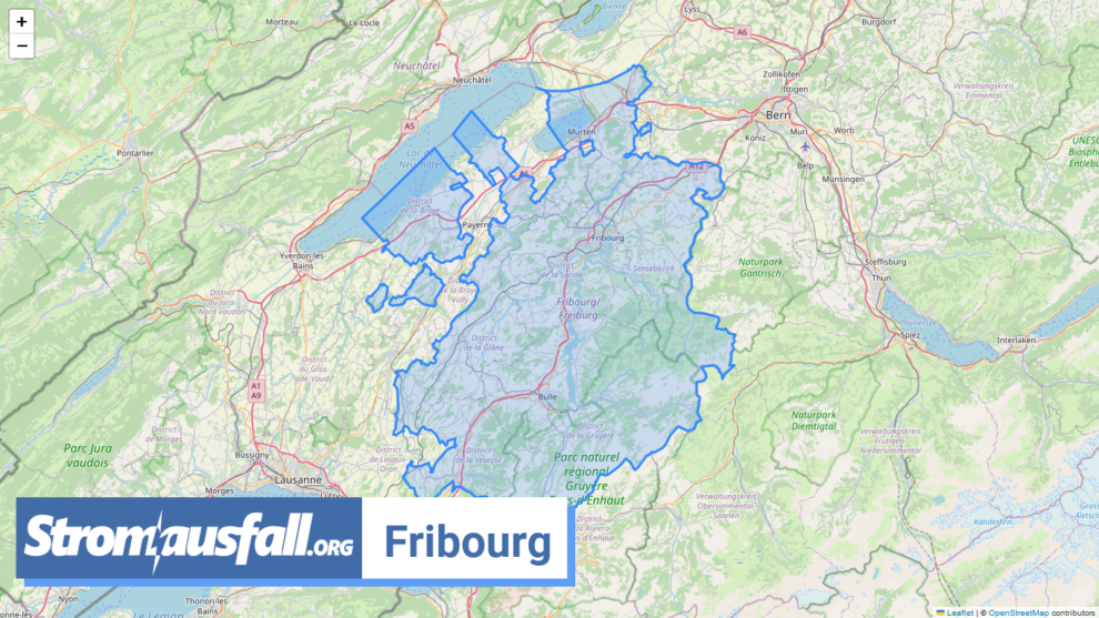 stromausfall kanton fribourg