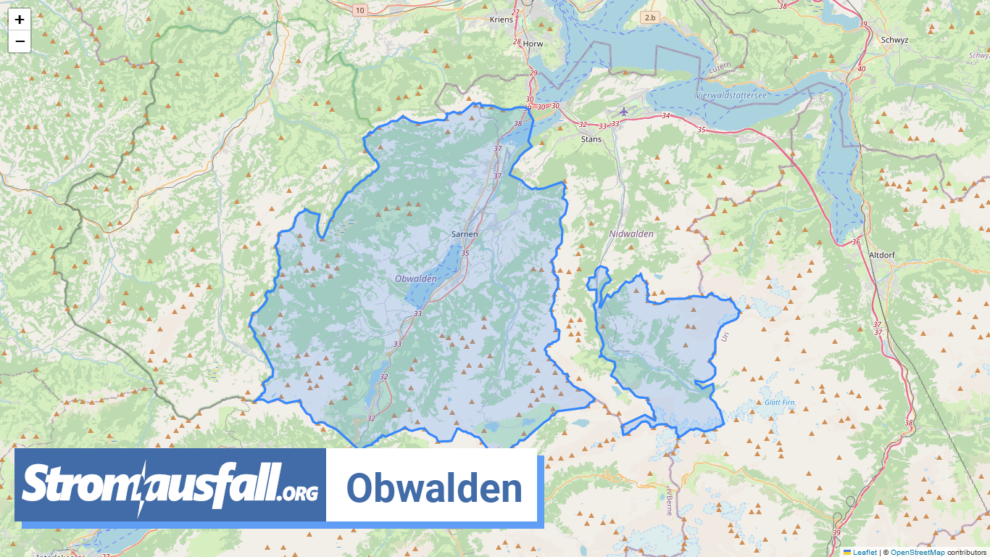 stromausfall kanton obwalden