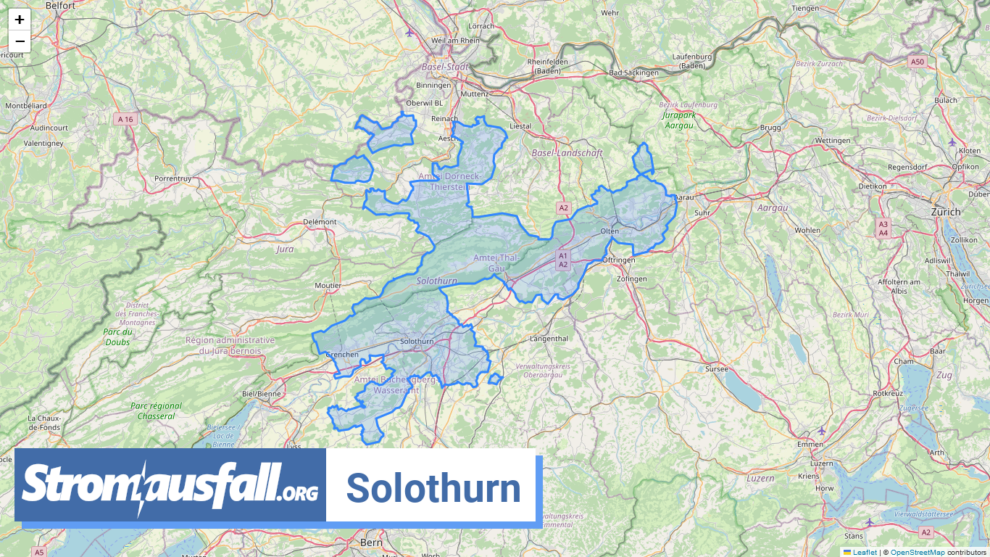 stromausfall kanton solothurn